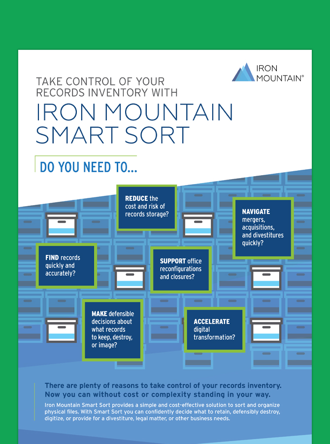 Take Control of Your Records Inventory with Smart Sort