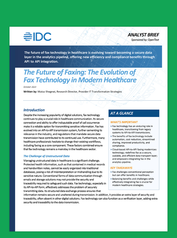 The Future of Faxing: The Evolution of Fax Technology in Modern Healthcare